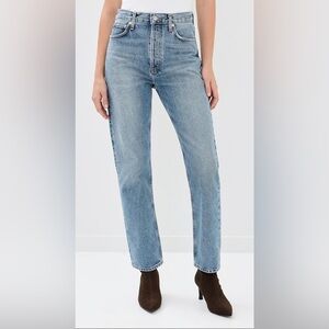 AGOLDE 90's Pinch Waist High Rise Straight Jeans - Size 28
